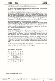 MIC5495 datasheet pdf ITT Semiconductors