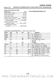 MPS6565 datasheet pdf ITT Semiconductors