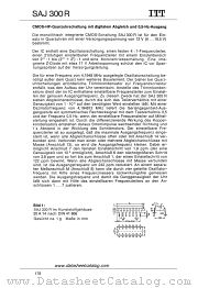 SAJ300R datasheet pdf ITT Semiconductors