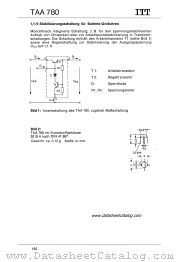 TAA780 datasheet pdf ITT Semiconductors