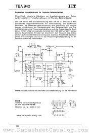 TBA940 datasheet pdf ITT Semiconductors