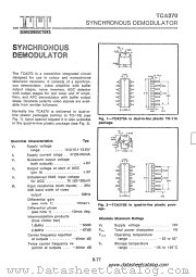 TCA270 datasheet pdf ITT Semiconductors