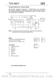 TCA350Y datasheet pdf ITT Semiconductors