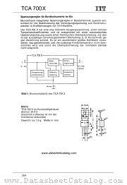 TCA700X datasheet pdf ITT Semiconductors