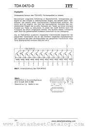 TDA0470-D datasheet pdf ITT Semiconductors