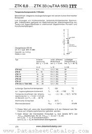 TAA550 datasheet pdf ITT Semiconductors