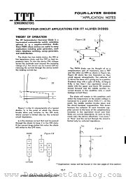 4-LAYER DIODES datasheet pdf ITT Semiconductors