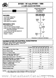 BY550-400 datasheet pdf Jinan Gude Electronic Device