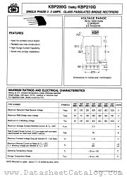 KBP202G datasheet pdf Jinan Gude Electronic Device