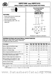 KBPC1000 datasheet pdf Jinan Gude Electronic Device