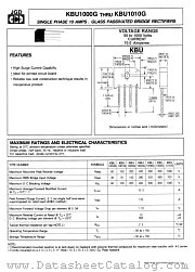 KBU1004G datasheet pdf Jinan Gude Electronic Device