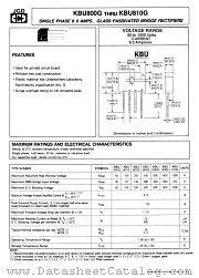 KBU808G datasheet pdf Jinan Gude Electronic Device