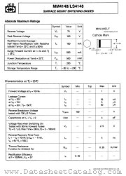 MM4148 datasheet pdf Jinan Gude Electronic Device