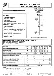 MUR160 datasheet pdf Jinan Gude Electronic Device