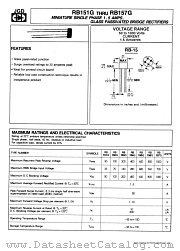RB157G datasheet pdf Jinan Gude Electronic Device