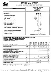SFR151 datasheet pdf Jinan Gude Electronic Device