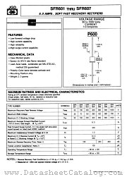 SFR605 datasheet pdf Jinan Gude Electronic Device