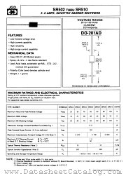 SR508 datasheet pdf Jinan Gude Electronic Device