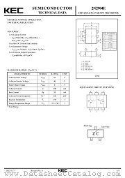 2N2904E datasheet pdf Korea Electronics (KEC)