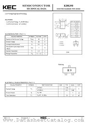 KDR393 datasheet pdf Korea Electronics (KEC)
