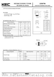 KDR784 datasheet pdf Korea Electronics (KEC)