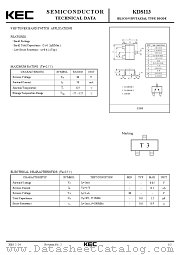 KDS113 datasheet pdf Korea Electronics (KEC)