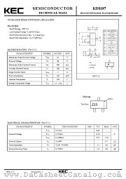 KDS187 datasheet pdf Korea Electronics (KEC)