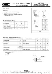 KDV269 datasheet pdf Korea Electronics (KEC)