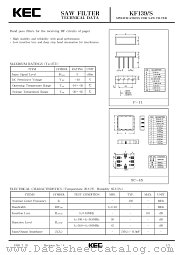 KF139 datasheet pdf Korea Electronics (KEC)