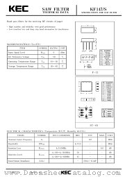 KF147 datasheet pdf Korea Electronics (KEC)