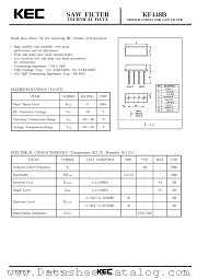 KF448B datasheet pdf Korea Electronics (KEC)