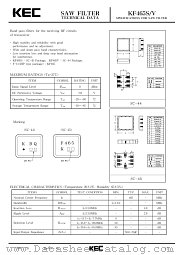 KF465V datasheet pdf Korea Electronics (KEC)