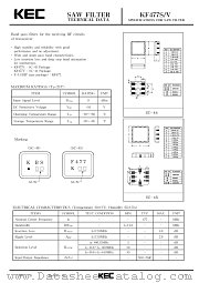 KF477V datasheet pdf Korea Electronics (KEC)