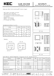 KF478S datasheet pdf Korea Electronics (KEC)