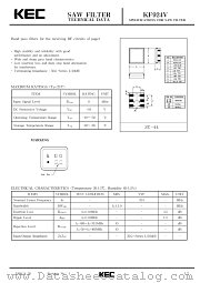 KF924V datasheet pdf Korea Electronics (KEC)