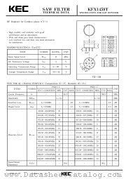 KFX1459T datasheet pdf Korea Electronics (KEC)