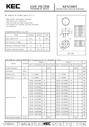 KFX3186T datasheet pdf Korea Electronics (KEC)