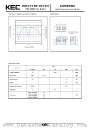 KHB1890B01 datasheet pdf Korea Electronics (KEC)
