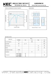 KHB1890C01 datasheet pdf Korea Electronics (KEC)
