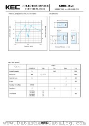 KHB2442A01 datasheet pdf Korea Electronics (KEC)