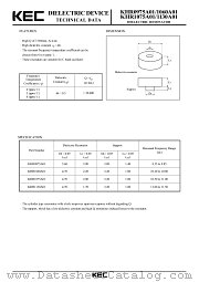 KHR1060A01 datasheet pdf Korea Electronics (KEC)