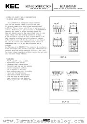 KIA2951P datasheet pdf Korea Electronics (KEC)