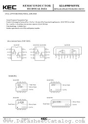 KIA4558F datasheet pdf Korea Electronics (KEC)