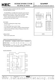 KIA6903P datasheet pdf Korea Electronics (KEC)