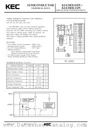 KIA78DL06PI datasheet pdf Korea Electronics (KEC)