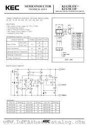 KIA78L24F datasheet pdf Korea Electronics (KEC)