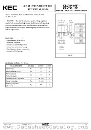 KIA78M15F datasheet pdf Korea Electronics (KEC)