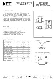KIC7S32FU datasheet pdf Korea Electronics (KEC)