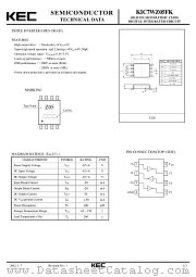 KIC7WZ05FK datasheet pdf Korea Electronics (KEC)
