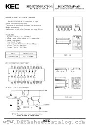 KID65783AF datasheet pdf Korea Electronics (KEC)